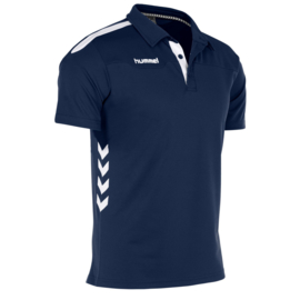 Donkerblauwe polo Hummel