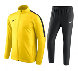 Geel Nike trainingspak junior