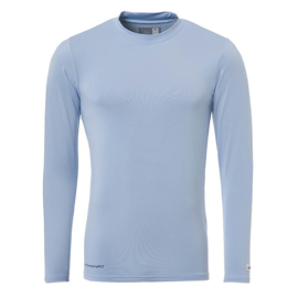 Lichtblauw ondershirt / thermoshirt junior en senior Uhlsport