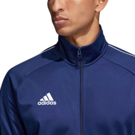 Blauwe Adidas trainingsjas Core 18