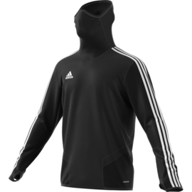 Zwarte Adidas TIRO 19 trui met hoge boord