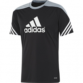 Adidas trainings shirt zwart