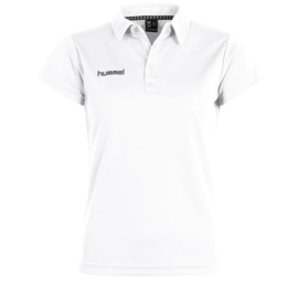 Witte sportieve dames polo van Hummel