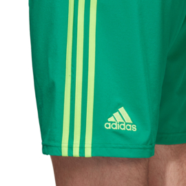 Groene korte broek Adidas groene strepen Condivo 18