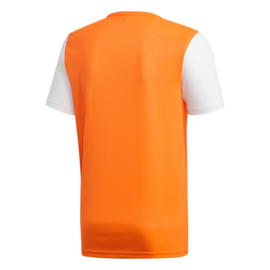 Junior oranje Estro 19 Adidas shirt met korte mouwen