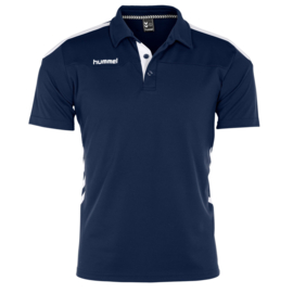 Donkerblauwe polo Hummel