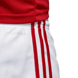 Witte voetbalbroek Adidas met rode strepen Squad​