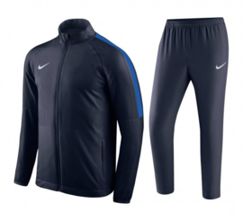 Blauw Nike trainingspak junior met blauwe bies