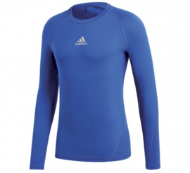 Adidas thermoshirt  blauw lange mouw