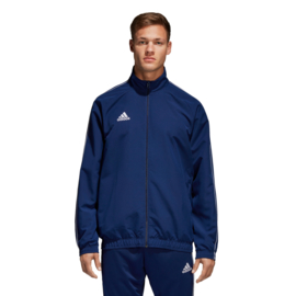 Adidas Core 18 trainingsjas blauw