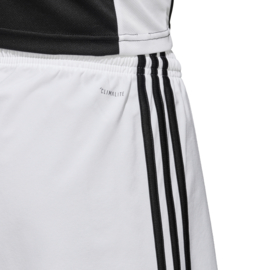 Witte korte broek Adidas zwarte strepen Condivo 18