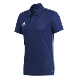 Blauwe Adidas polo Core 18