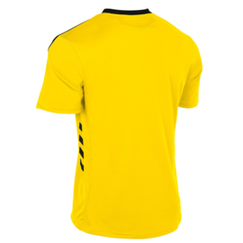 Geel Hummel Valencia shirt met korte mouwen