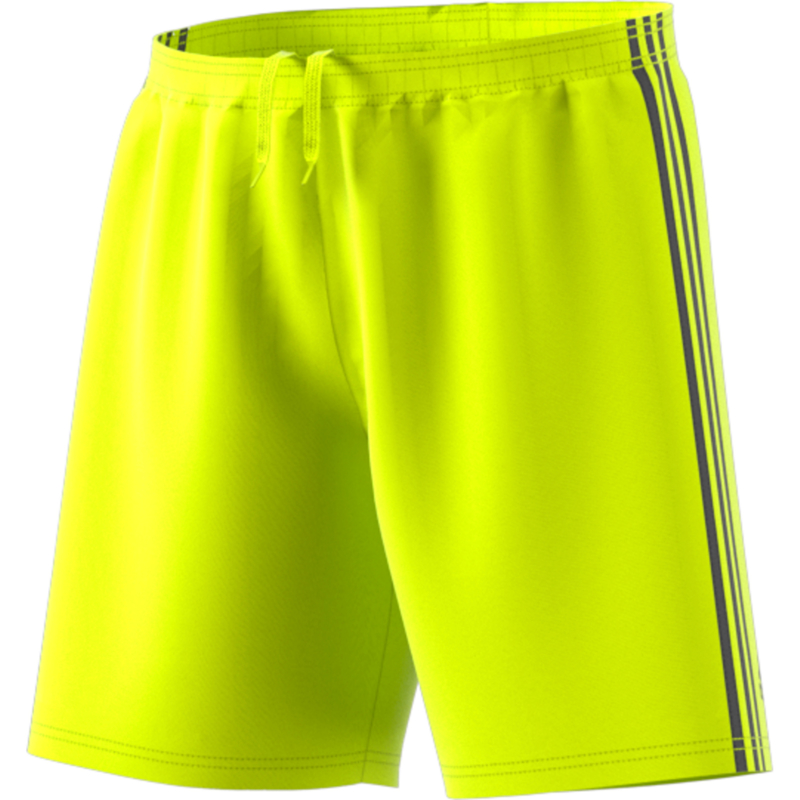 Gele korte broek Adidas zwarte strepen Condivo 18 | Korte broeken | Keeping  the Zero!