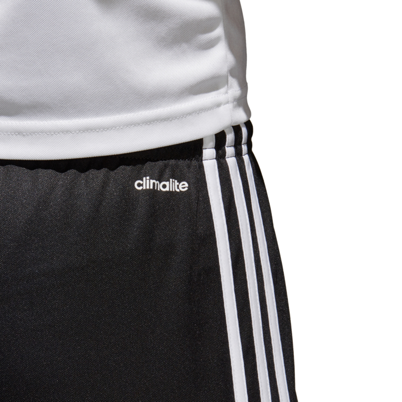 Egoïsme Vermoorden plakband Zwarte voetbalbroek Adidas met witte strepen Squad​ | Korte broeken |  Keeping the Zero!