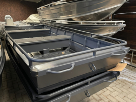 QWEST MARINE F361A (aluminium platbodem + reling + poedercoat)