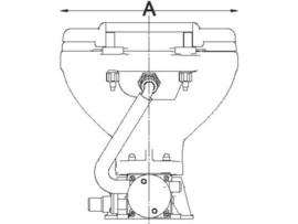 Toilet Electrisch Standaard 12V