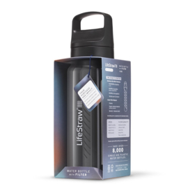 LifeStraw Go 2.0 Water Filter Bottle 650ml Sea Blue