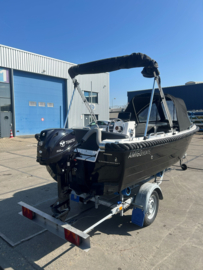 Amigo 470Q Sloep (2021) – Luxe Antraciet Bekleding – Inclusief Grote Motorbeurt