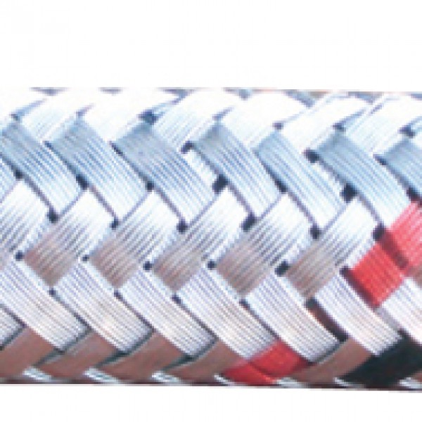 Brandstofslang Metaalomvlechting 8 (Inw) x 13 mm (per meter)