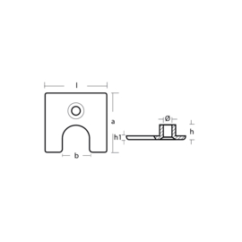 MERCURY/ MERCRUISER anode 4/5/7PK zink