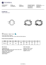 Yanmar Saildrive Anode Kit Aluminium