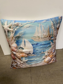 Sierkussen Shells Paradise (45x45cm)