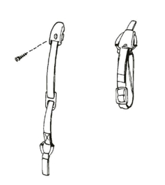 Blue performance Touw clips 22-32 cm (2 st)
