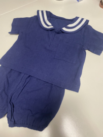 Baby Pakje 2 Delig Matroos Maat 3 -6 Maanden