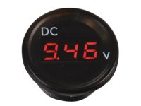 Digitale voltmeter met terminalaansluiting 0,25"