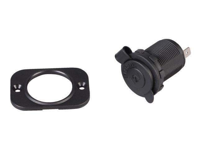 12V Inbouwstopcontact Rond