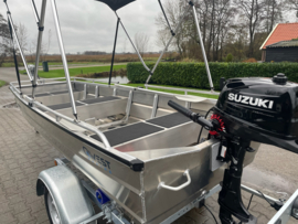 QWEST MARINE F361 (aluminium platbodem + reling)