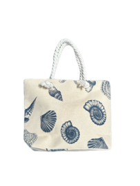 Canvas Tas met Schelpenprint