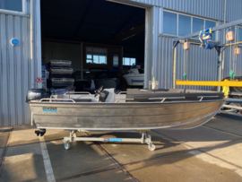 QWEST R451 complete set inclusief Suzuki DF9.9  vaarklaar