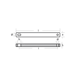 MERCURY/ MERCRUISER plate anode voor 30-40pk MAGNESIUM