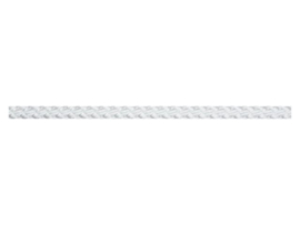 Superlene gevlochten 4mm Wit (Per Meter)