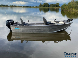 QWEST MARINE RF450 (aluminium + V-bodem + zelflozend +fronttrollerplaat)