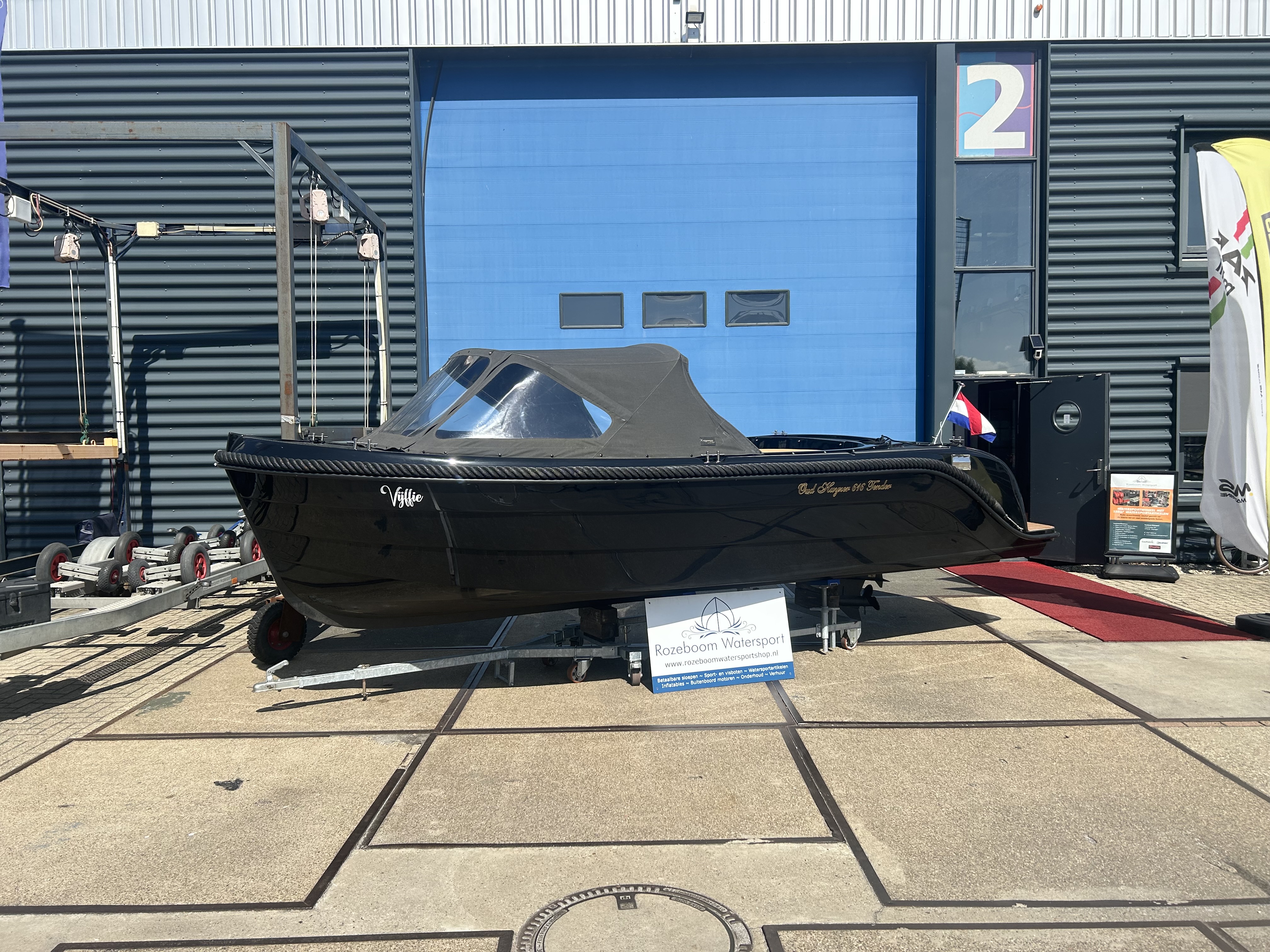 Oud-Huijzer 616 Tender met 40PK Mercury bouwjaar 2021