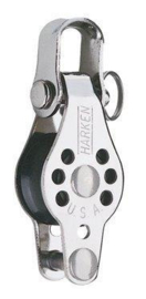 Harken 22mm Micro 1-schijfsblok met hondsvot en sluiting