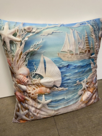 Sierkussen Shells Paradise (45x45cm)
