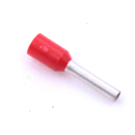 ADEREINDHULS ROOD 1,00mm