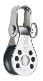 Harken 22mm Micro 1-schijfsblok met sluiting