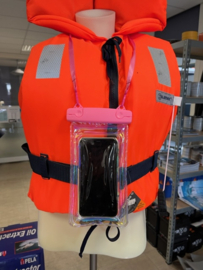 Waterdichte Telefoonhouder/ Fluor Roze