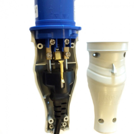 SCHUKO ADAPTER TO CEE 16 AMP MANNELIJK,3456327