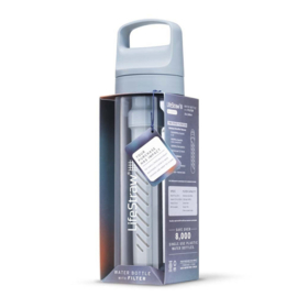 LifeStraw Go 2.0 Water Filter Bottle 650ml Icelandic Blue