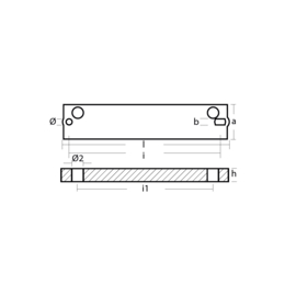 MERCURY/MERCRUISER motorbar anode aluminium