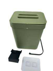 Afvalbakje Multfunctioneel Wand/ Kastbevestiging Groen