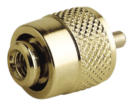 Glomex Male connector PL259 gold RA132