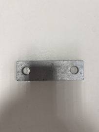 Stroppenplaat  / Klemplaat gegalvaniseerd 60 mm 2 gaats