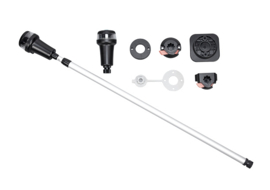 Allpa Draagbare LED navigatieverlichting kit met telescopische buis 790-1358mm met adapterset
